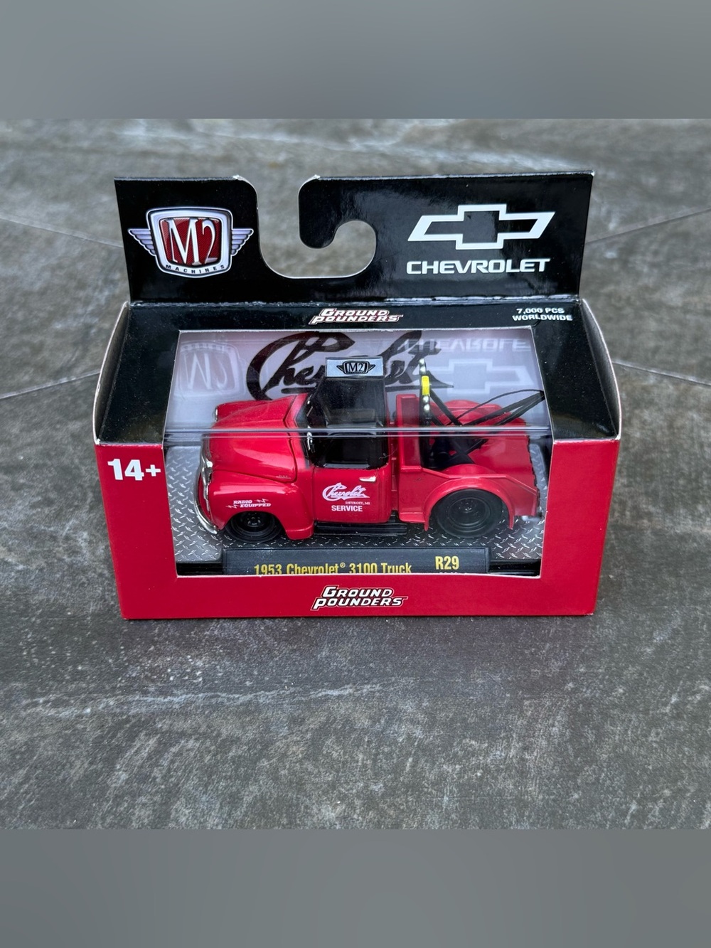 M2 Machines 1953 Chevy 3100 Truck Ground Pounder Die-cast NEW